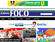 Tablet Screenshot of jornalfoco.com.br